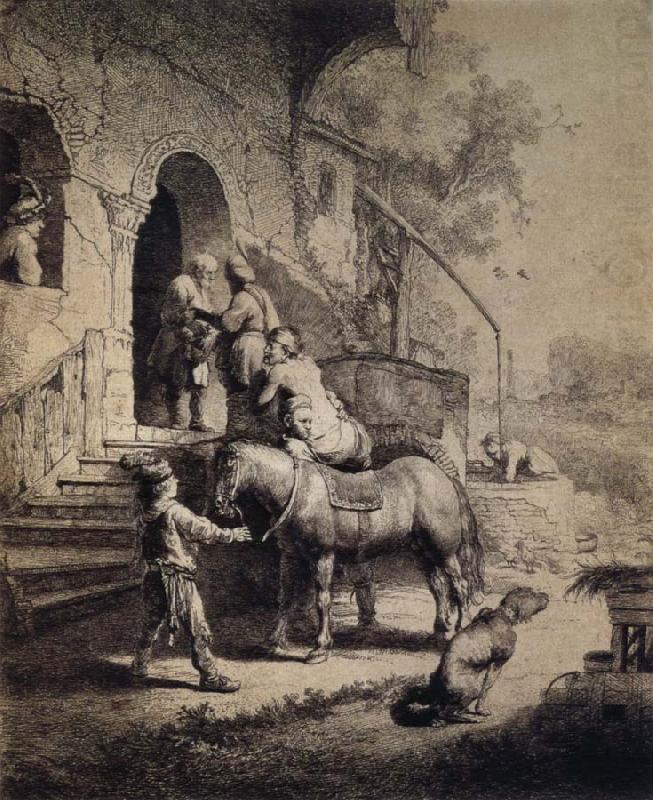 The Good Samaritan, REMBRANDT Harmenszoon van Rijn